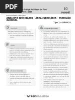 TJ PI Analista Judiciario - Area Judiciaria - Escrivao Judicial (JUD-ESC) Tipo 1