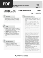 PGE Tecnico Da Procuradoria - Sem Especialidade (TP-SES) Tipo 1