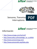 Sensores, Transmisores, Interruptores