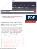 Importing and Exporting CAD Files _ SketchUp Knowledge Base