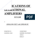 Application of Op Amp