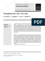 Thyroglossal Duct Cysts Two Cases