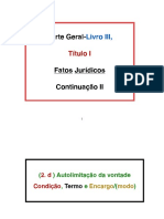 Esquema de Aula Condicao Termo e Encargo