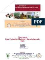 Crop Production Machinery Manufacturers Directory 2015