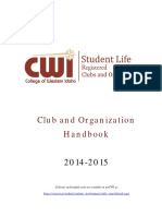 Cwi Club Handbook