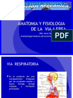 Anatomia y Fisiologia de La Via Aerea