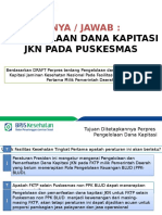 Pengelolaan Dana Kapitasi JKN Pada Puskesmas