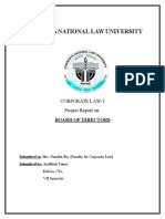 Corporate Law - Board of Directors