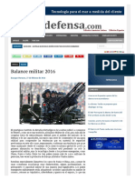 Balance Militar 2016-Noticia Defensa Nacional