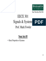 EECE 301 Signals & Systems: Prof. Mark Fowler
