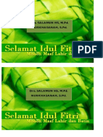 SELAMAT IDUL FITRI