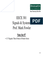 EECE 301 Signals & Systems Fourier Series Note Set #7