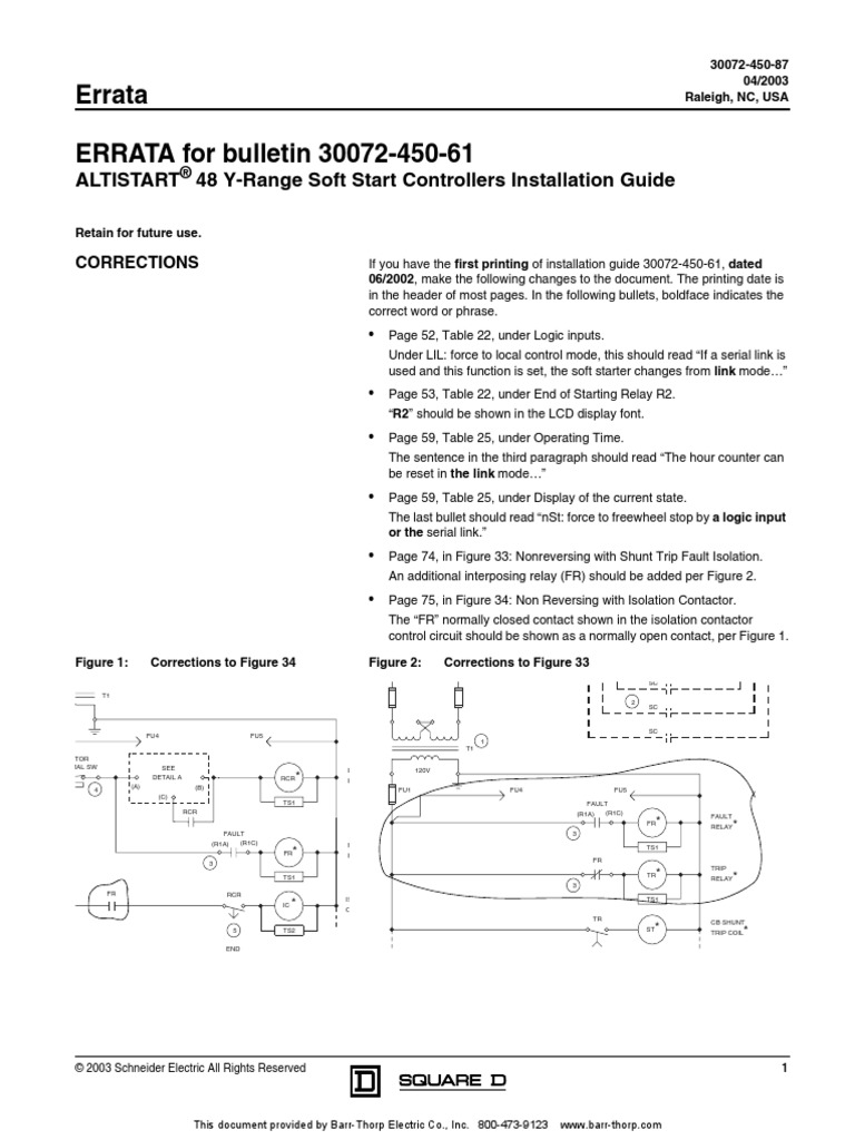 Schneider Electric Altistart 48 Installation Guide1 | Electrical Wiring