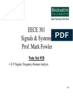 EECE 301 Signals & Systems Prof. Mark Fowler: Note Set #18