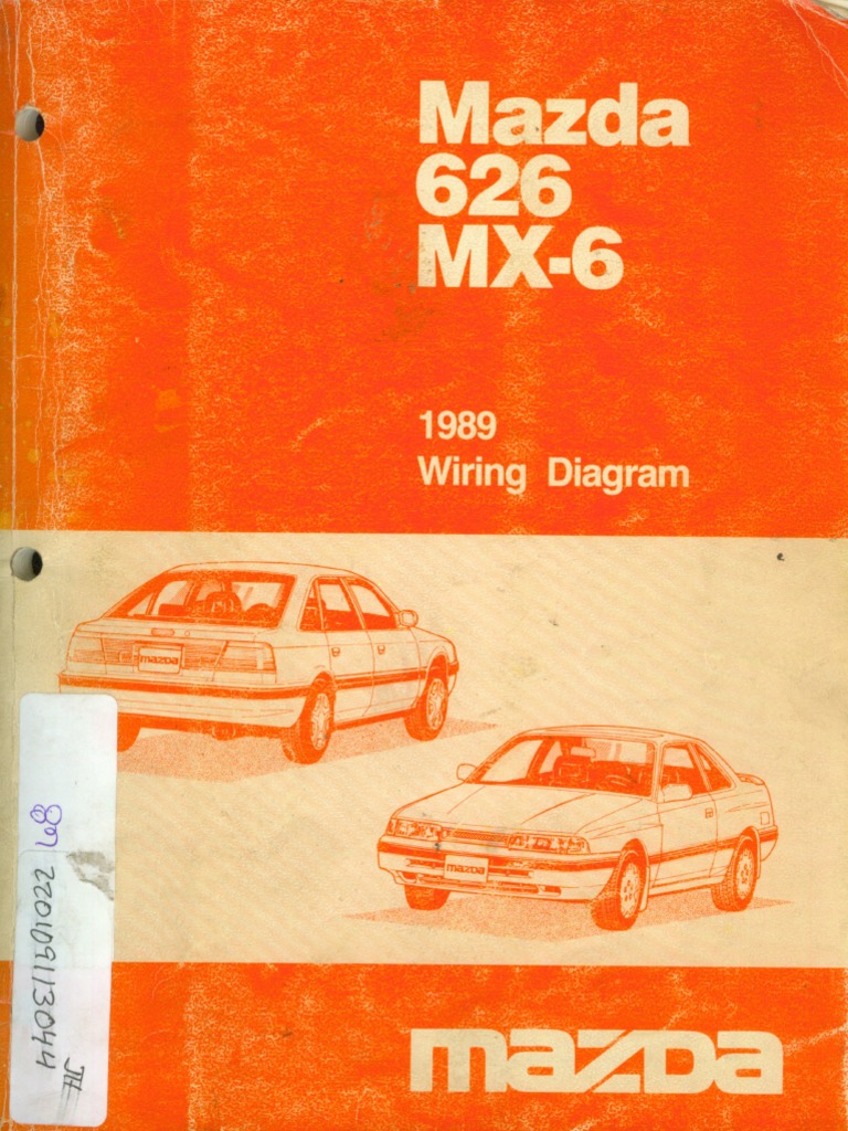 1989 Mazda MX-6 Wiring Diagram V3beta3 | PDF