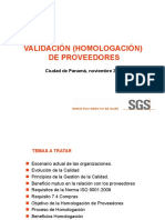 Validacion de Proveedores