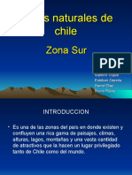 Zonas naturales del sur de Chile