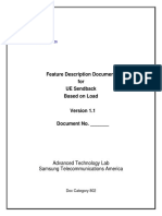 802 UE Sendback Based On Load (Feature Description Document) - V1.1