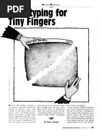 Protoyping for Tiny Fingers