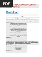 Download Libs 150 Final Exam University of Maryland by jackwilshere SN310790460 doc pdf