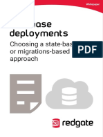 Database Deployments Choosing State Based Migrations Based Approach