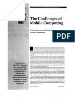 The Challenges of Mobile Computing