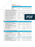OE4680 2013-2014 Course Schedule