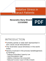 The Oxidative Stress in Cataract Patients