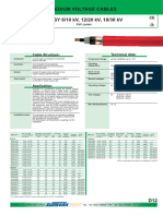 Medium Voltage Cables: Cable Structure: Technical Data