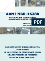 NBR 16280 Palestra