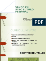 Presentación Curriculum Vitae