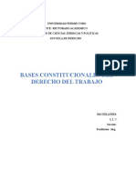 Bases Constitucionales Del Derecho Del Trabajo