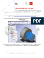 roscas desenho tecnico - solid workd