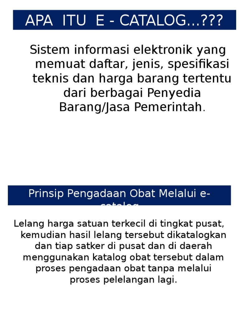 E - Katalog | PDF | Teknologi & Rekayasa
