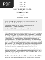 Port Gardner Investment Co. v. United States, 272 U.S. 564 (1926)