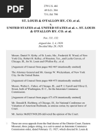 St. L. & O'Fallon R. Co. v. United States, 279 U.S. 461 (1929)