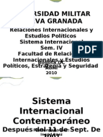 Sistema Internacional Contemporaneo