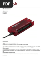 LabJack U6 Datasheet Export 20160108