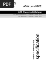 Download OCR Chemistry B Salters Specification circa2008 by OCRChemistrySalters SN31082308 doc pdf