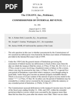 Colony, Inc. v. Commissioner, 357 U.S. 28 (1958)