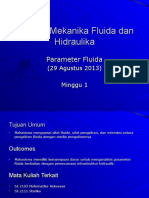 Minggu 1 - Parametr Fluida