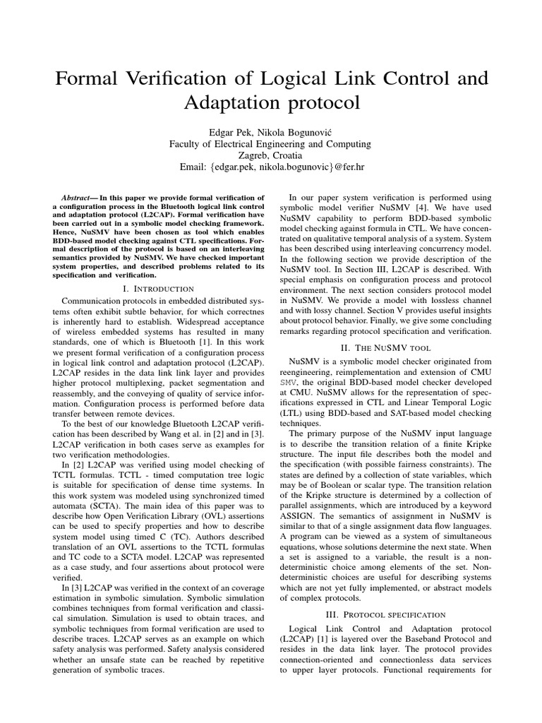 Functions Of Logical Link Control