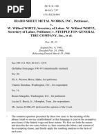 Idaho Sheet Metal Works, Inc. v. Wirtz, 383 U.S. 190 (1966)