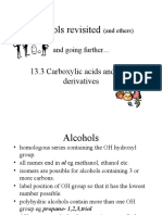 Alcohols Revisited: 13.3 Carboxylic Acids and Their Derivatives