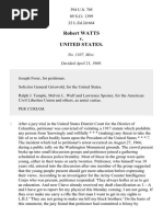 Watts v. United States, 394 U.S. 705 (1969)