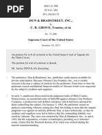 Dun & Bradstreet, Inc. v. C. R. Grove, Trustee, 404 U.S. 898 (1971)