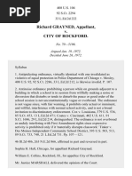 Grayned v. City of Rockford, 408 U.S. 104 (1972)