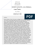 New York Gaslight Club, Inc. v. Carey, 447 U.S. 54 (1980)