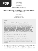 Michael M. v. Superior Court, Sonoma Cty., 450 U.S. 464 (1981)