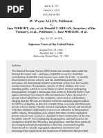 Allen v. Wright, 468 U.S. 737 (1984)